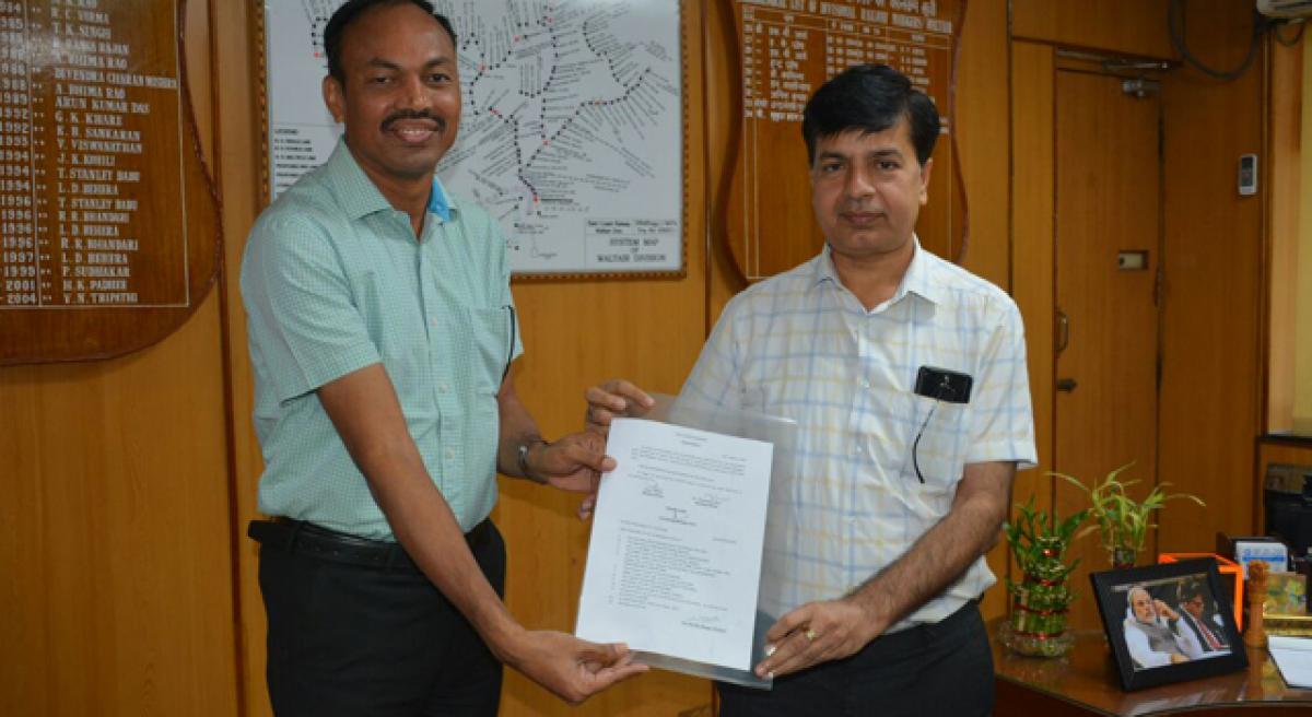 New Additional Divisional Railway Manager for Waltair division takes charge