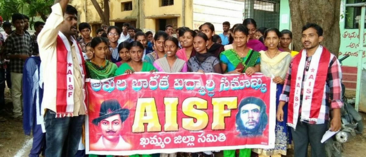 AISF seeks action against private education  institutions