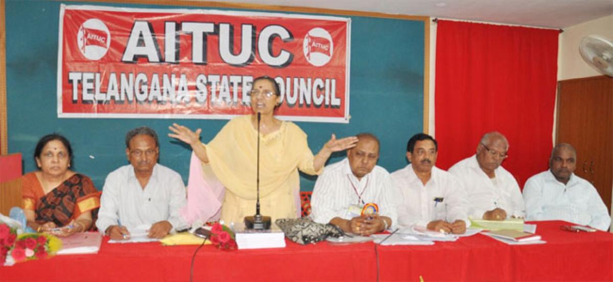 AITUC criticises KCR