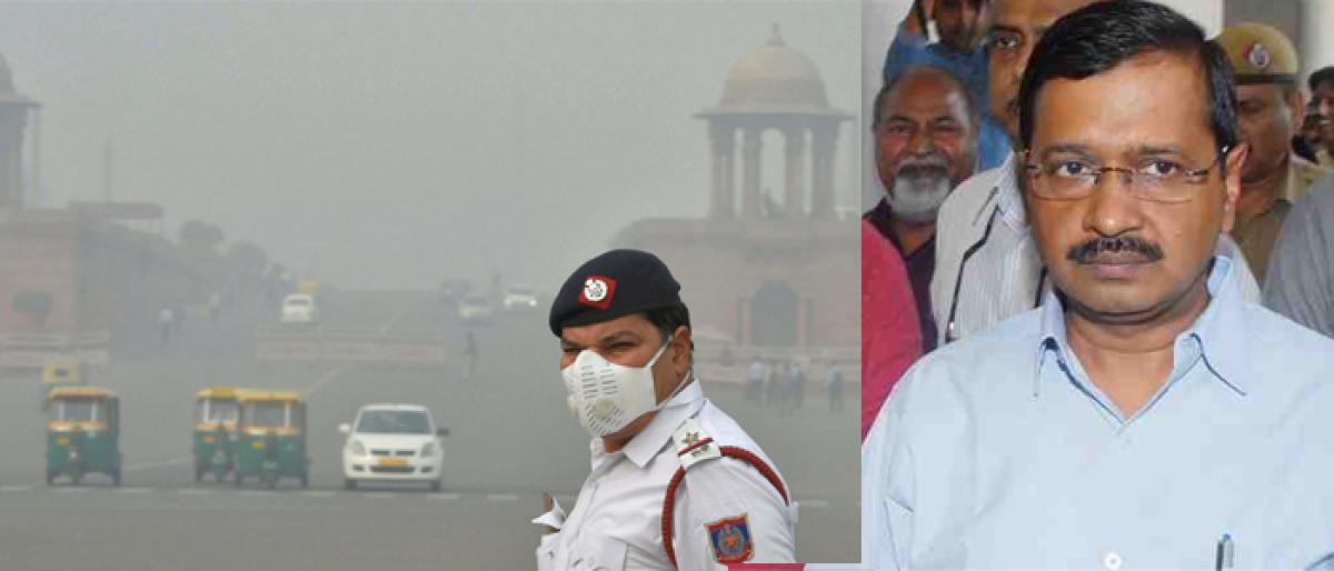 Arvind Kejriwal lashes out at Centre, Haryana & Punjab for pollution rise