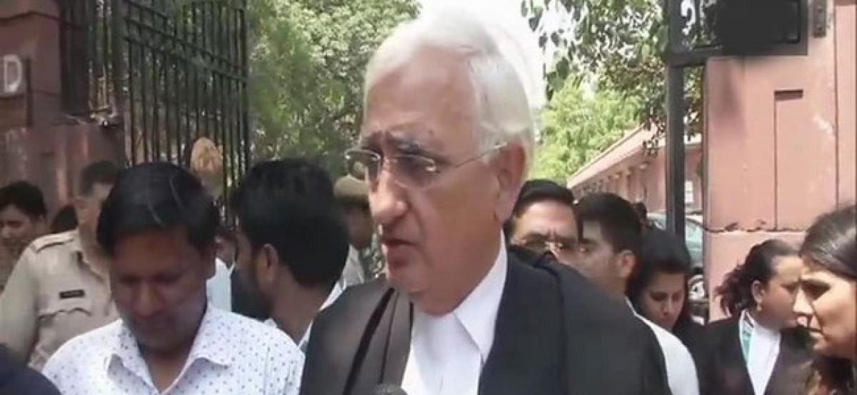 Congress hand stained with Muslims blood: Salman Khurshid