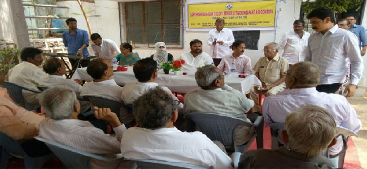 Senior citizen association inaugurated