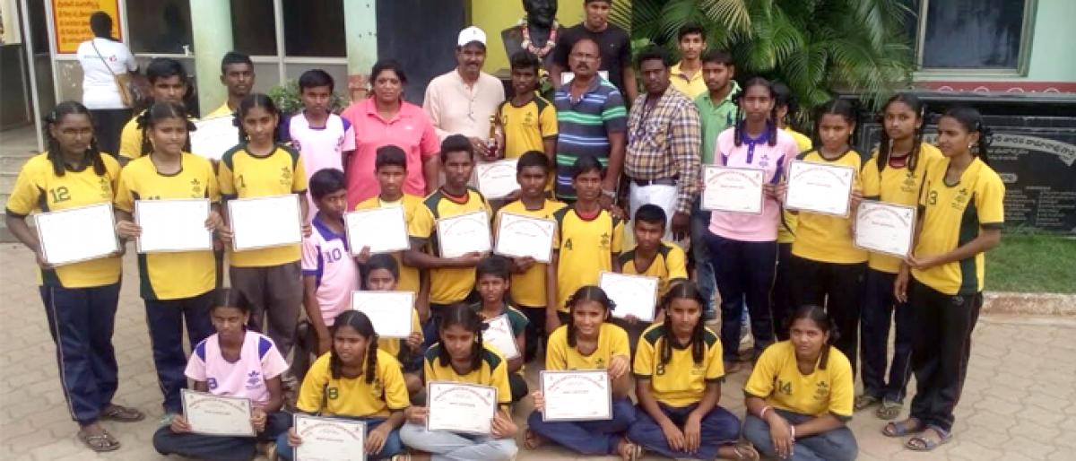 AMG students bag overall championship at NTR Municipal Corporation Stadium in Guntur