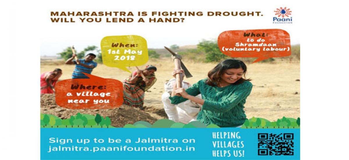 Aamir Khan appeals to youth to work towards drought-free Maharashtra