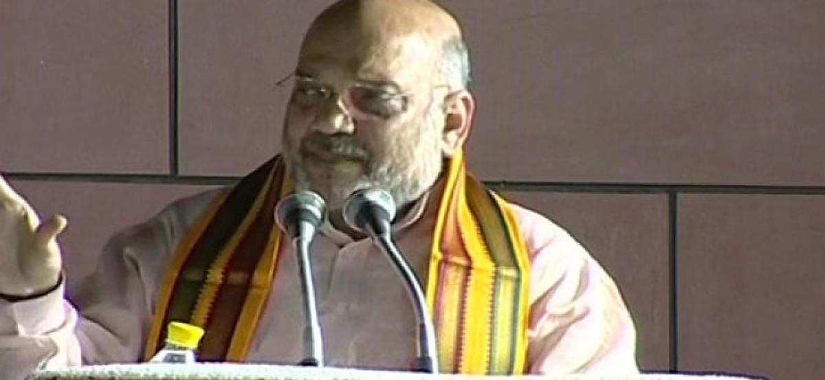 Democracy was murdered when Cong-JD(S) allied for power: Amit Shah