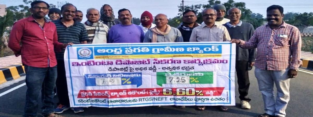 Andhra Pragathi Grameena Bank creates awareness on deposit scheme