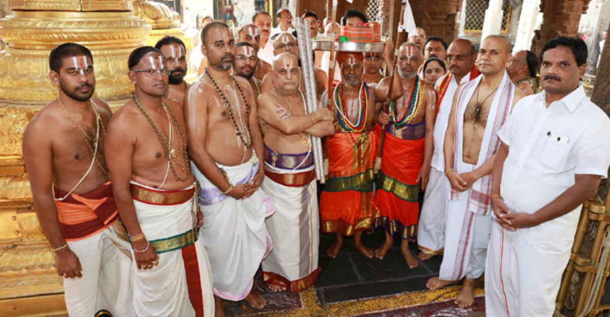 Anivara Asthanam held at Tirumala