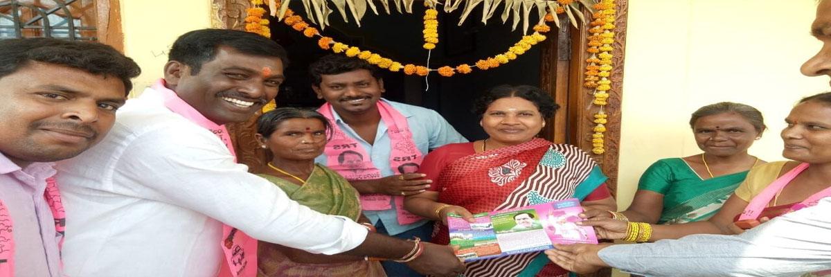 TRS activists intensify campaign in Gajwel