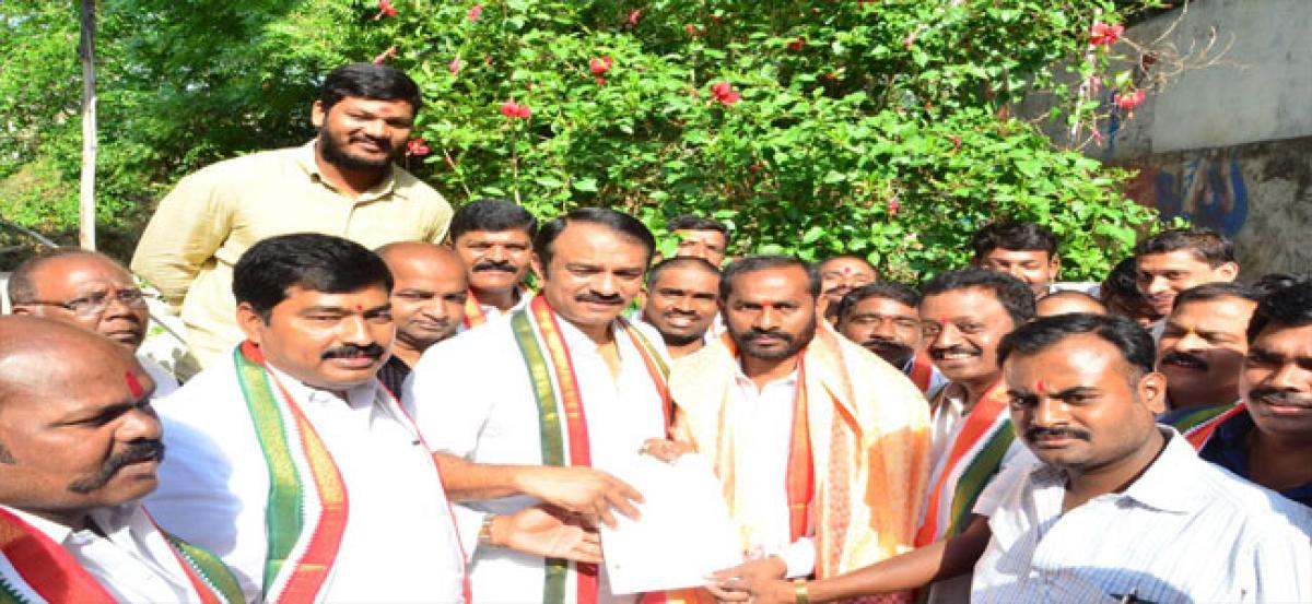 Sunkoju Krishnamachari appointed as Champapet Congress president