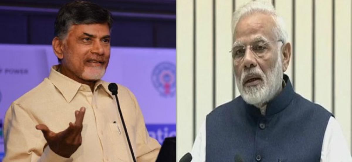 You are playing with peoples sentiments: Chandrababu to Modi