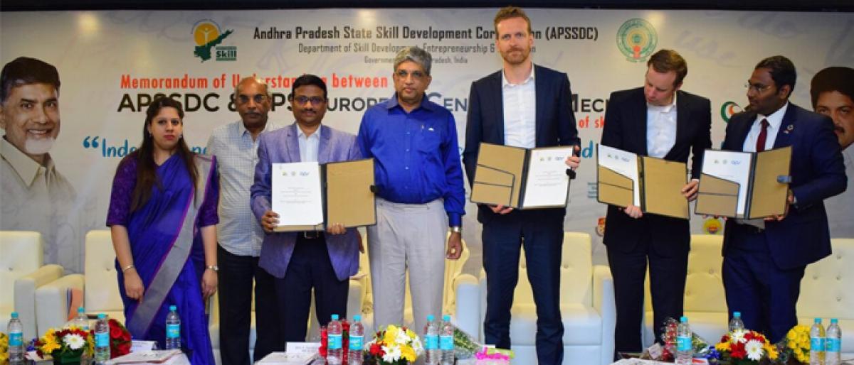 APSSDC inks MoU with German firm to train students