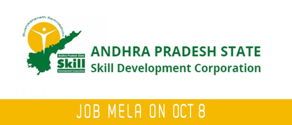 Skill Connect Job Mela by APSSDC on Oct 8
