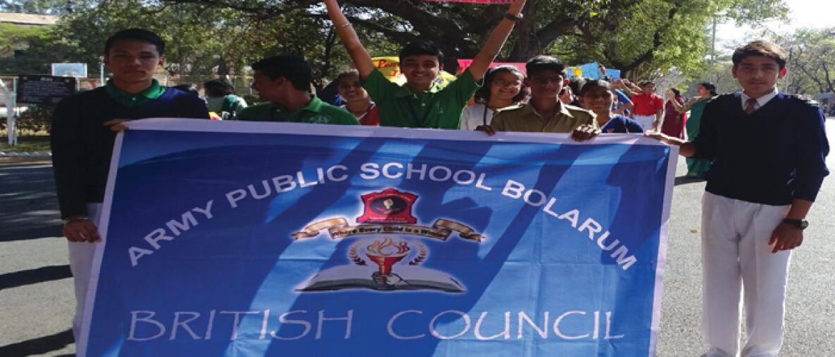 Army Public School Bolarum receives British Council Award