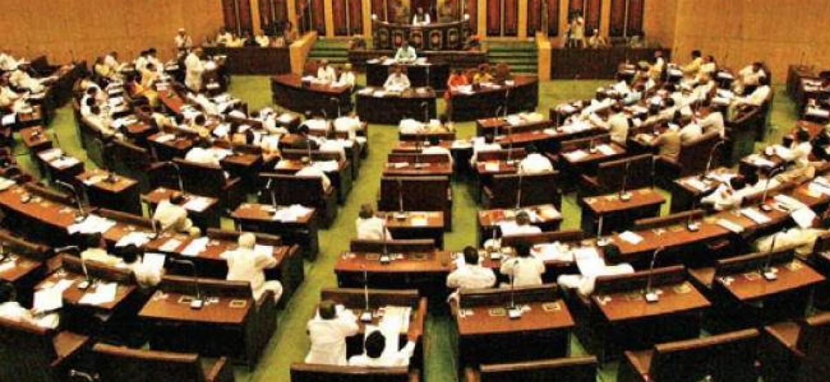 AP govt planning to hold assembly sessions