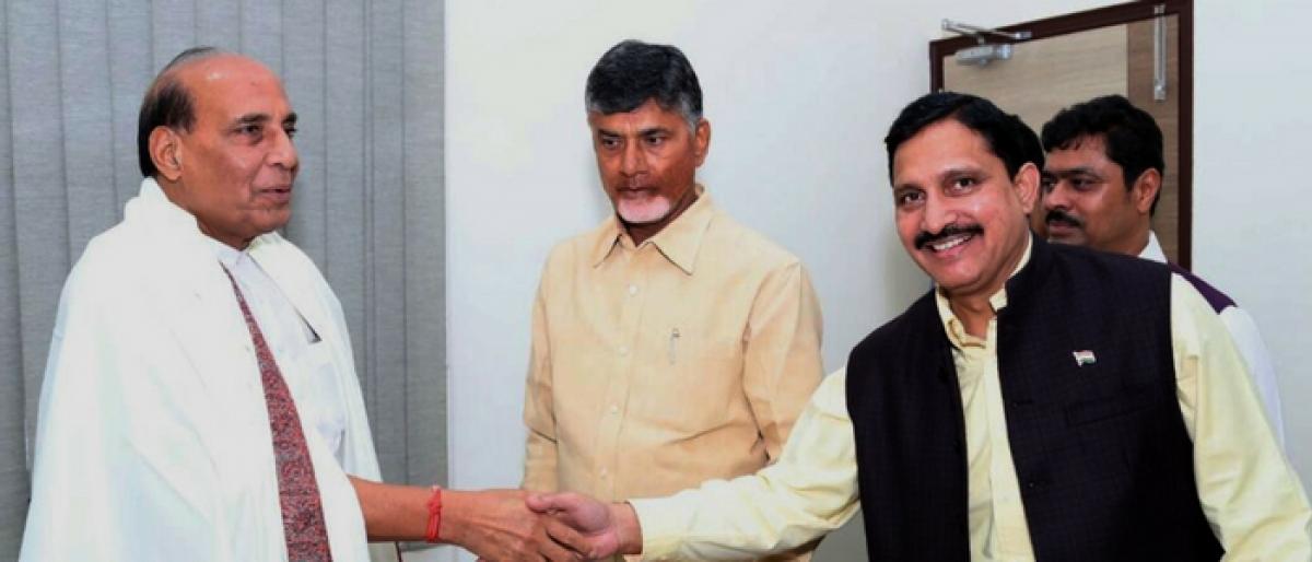 AP CM calls on Union Ministers