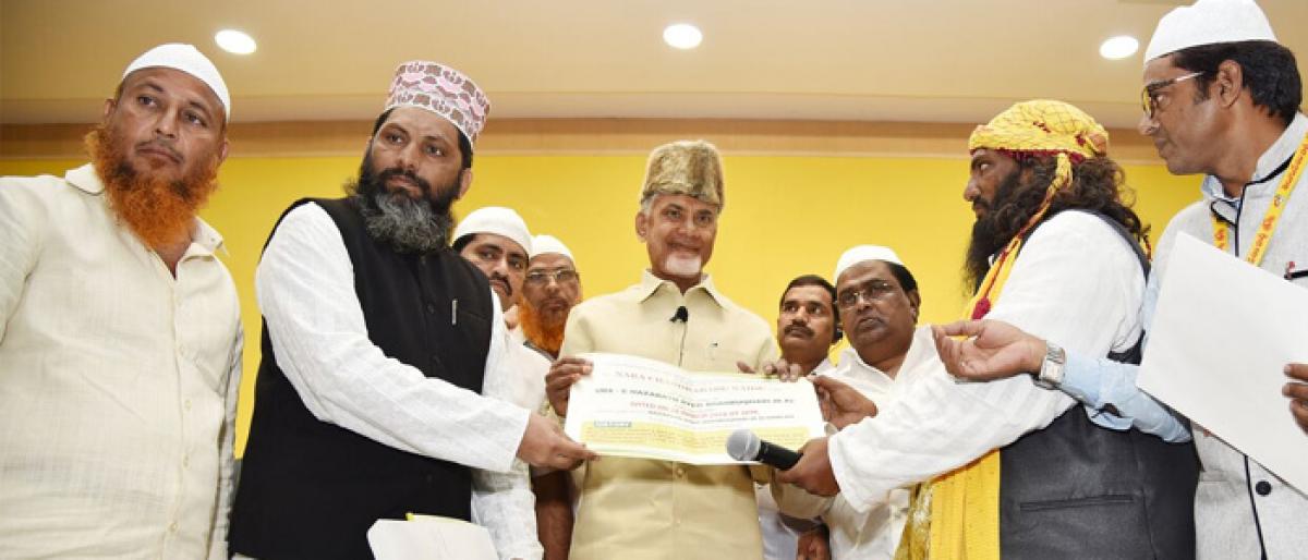 Now, Babu woos minorities