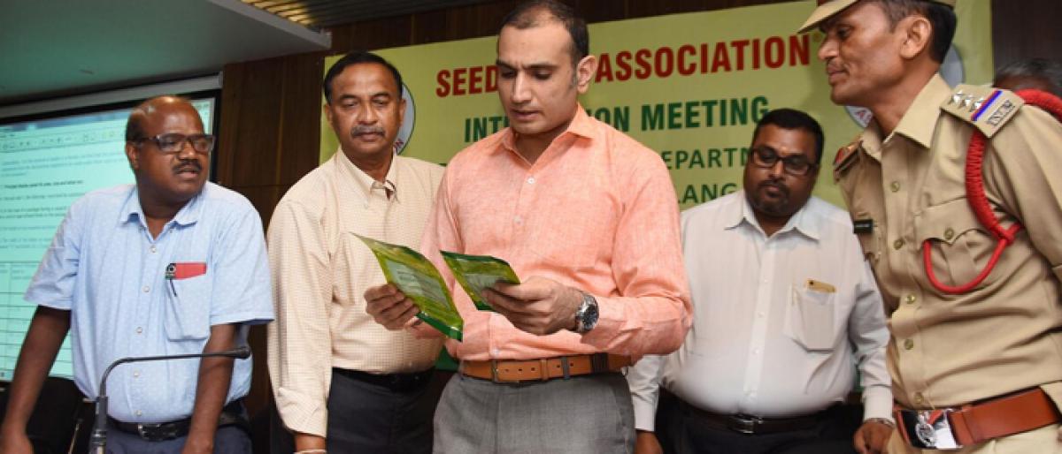 Akun Sabharwal warns erring seed traders of action