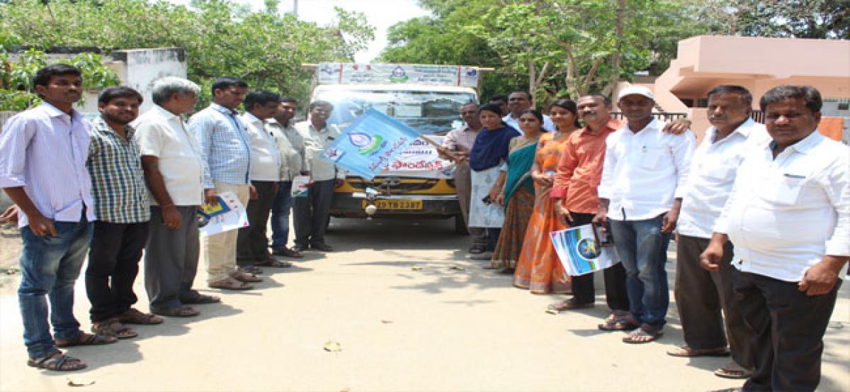 Corporator launches ‘Jalam - Jeevanam’ auto rally