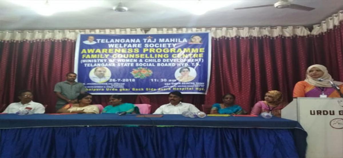 Awareness programme on family counselling held
