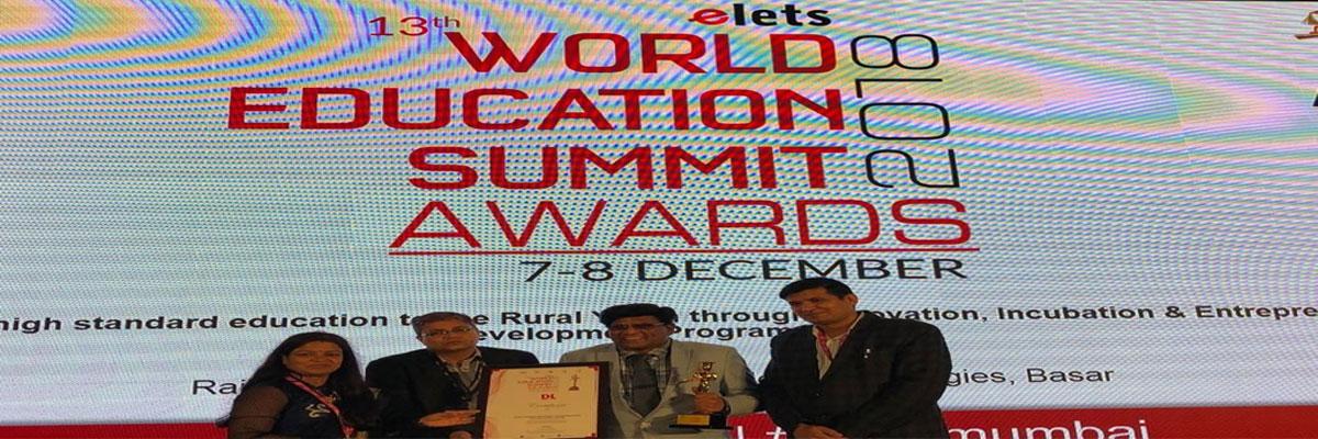 Basar RGUKT secures national award