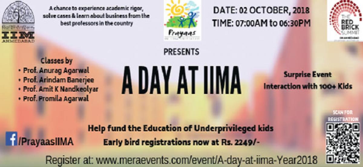 A Day at IIMA on October 2