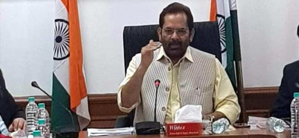 Mogambo Khush Hua: Congress feels happy when negative things happen, says Mukhtar Abbas Naqvi