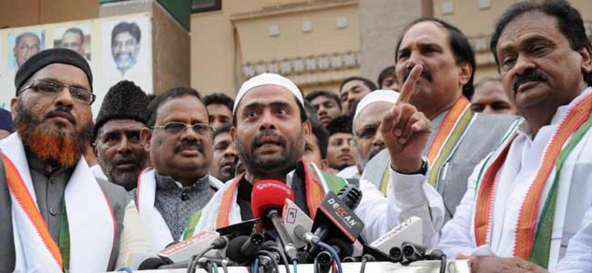 TRS will be punished for cheating on 12% Muslim quota: Congress