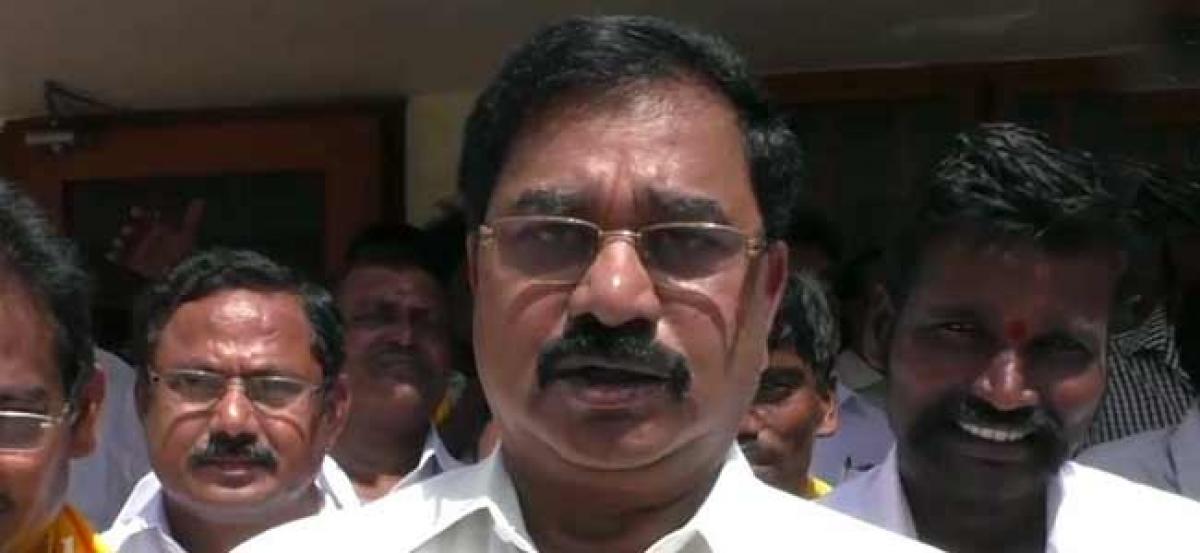 TDP leader Adala demands posts be given to winning MLAs only
