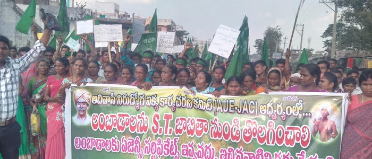 Adivasi agitation spreads to Bhadradri