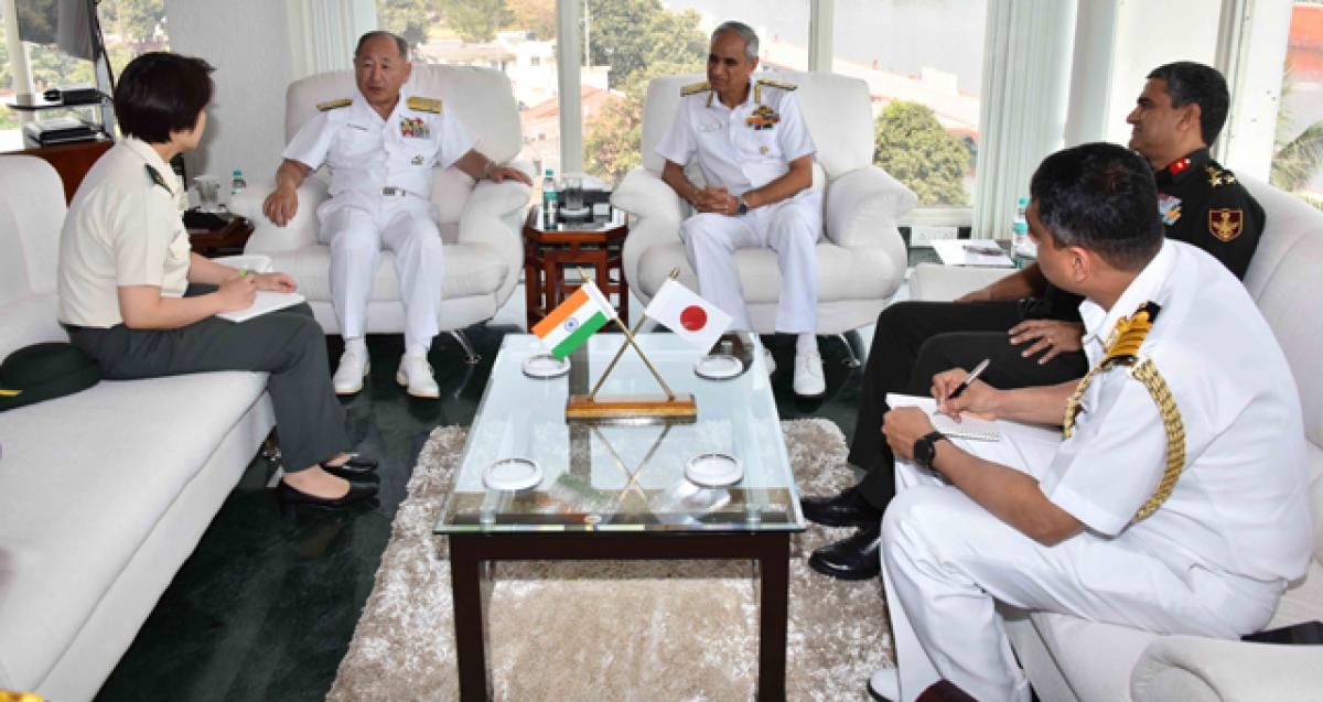 Japanese Defence Forces chief in Vizag