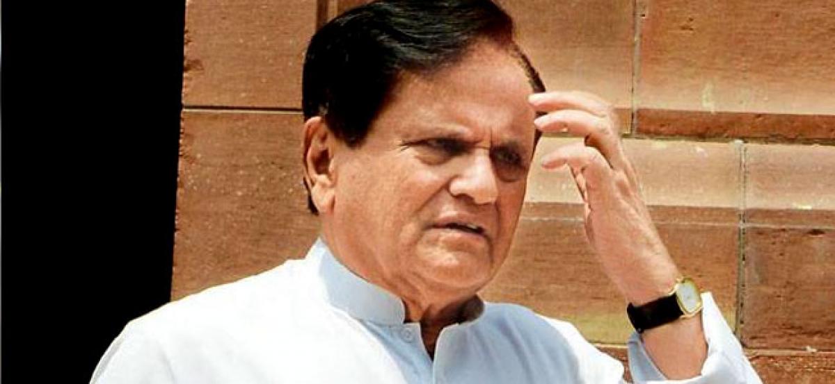 Ahmed Patel questions govts motive behind diluting qualifications for Chief Economic Advisor