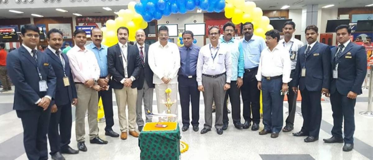 International direct flight service from Vizag inaugurated by MP K Hari Babu
