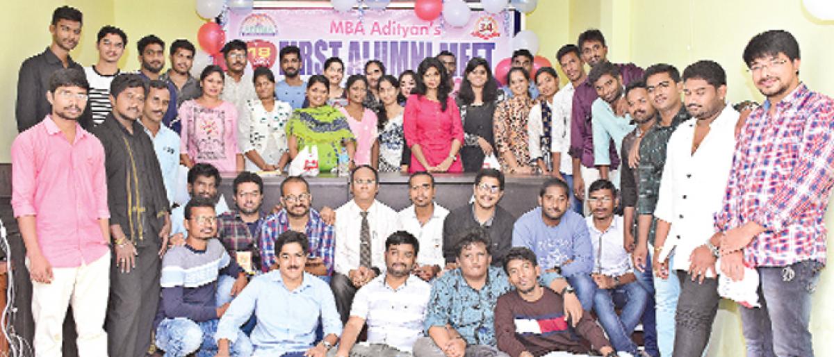 Alumni meet of Aditya PG college organised