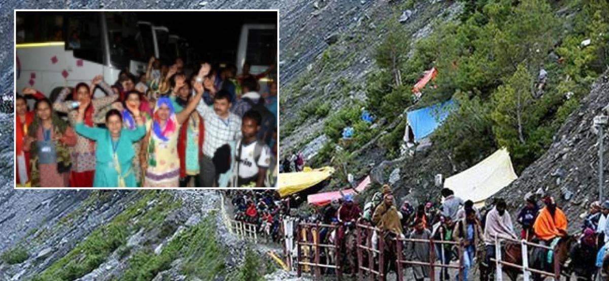 Over a lakh pilgrims perform Amarnath Yatra in 8 days