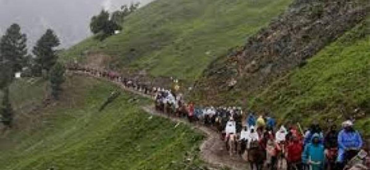 Rain suspends Amarnath yatra from Baltal route