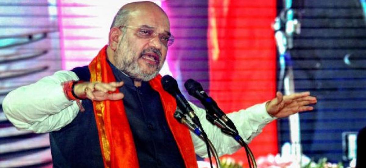 Amit Shah arrives in TN, to pep up BJP workers