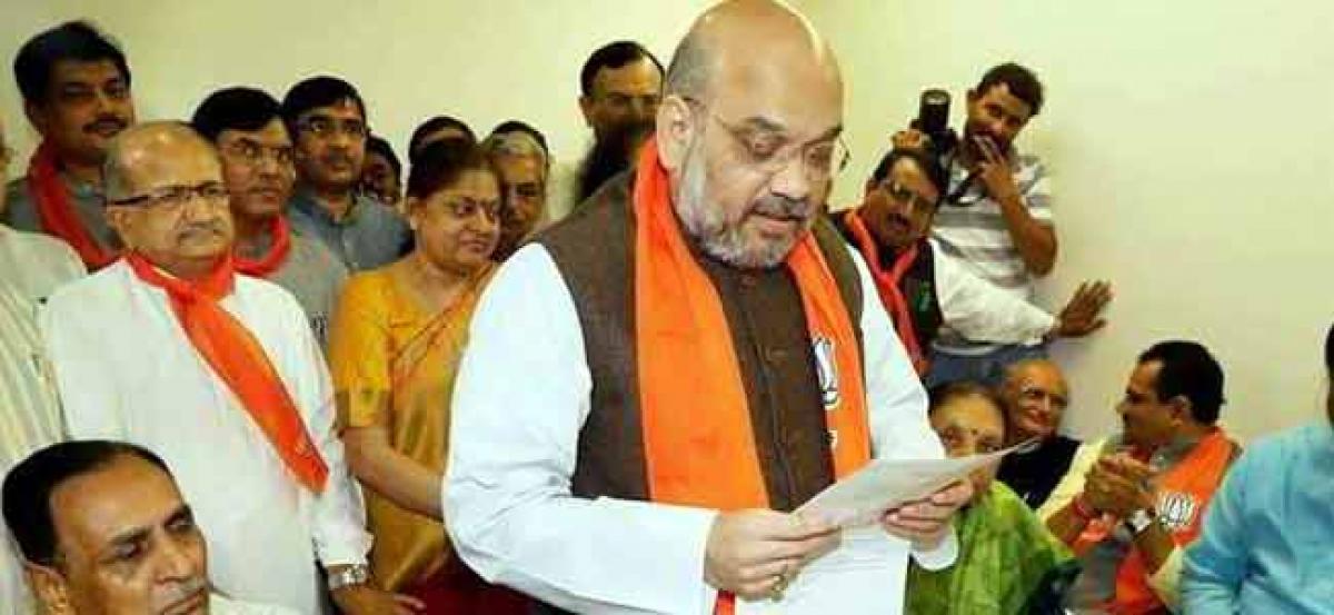 Gujarat RS Polls: Cong asks EC to cancel two MLAs votes, claim they showed their ballot to Amit Shah