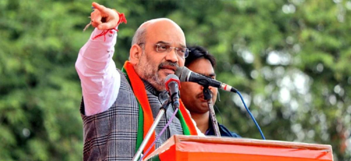 BJP chief Amit Shah arrives in Jammu on first J&K visit after pulling out of PDP coalition