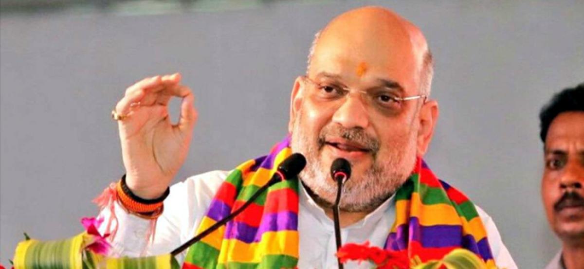 Amit Shah arrives in Kerala to strategise for Lok Sabha polls