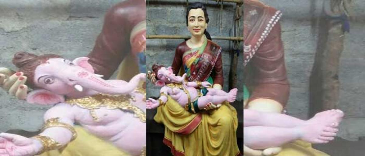 Amrapali-Ganesha idol goes viral