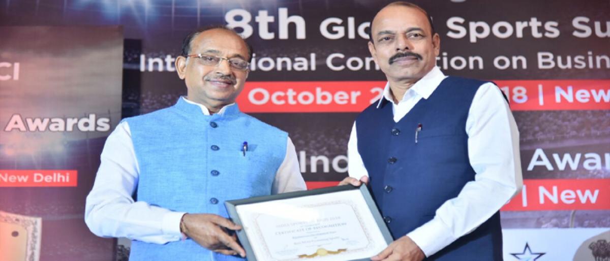 Anantapur Sports Academy wins Best NGO Award