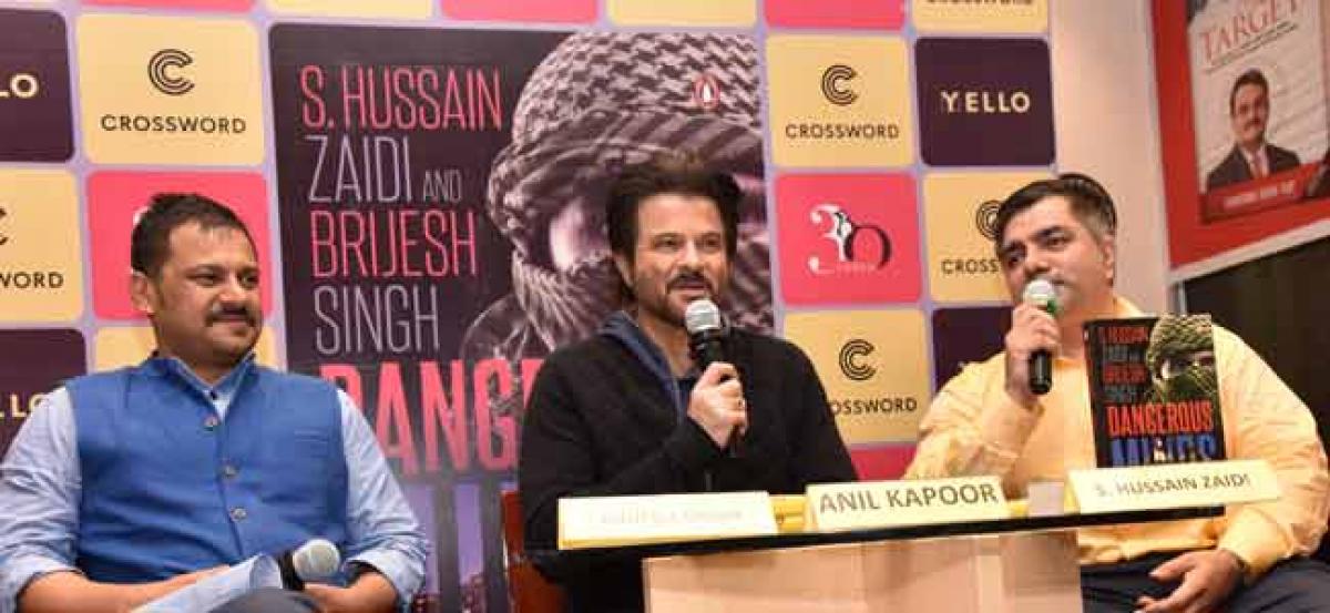 Crossword Bookstores hosts Anil Kapoor to launch S Hussain Zaidi and Brijesh Singhs “Dangerous Minds” launched