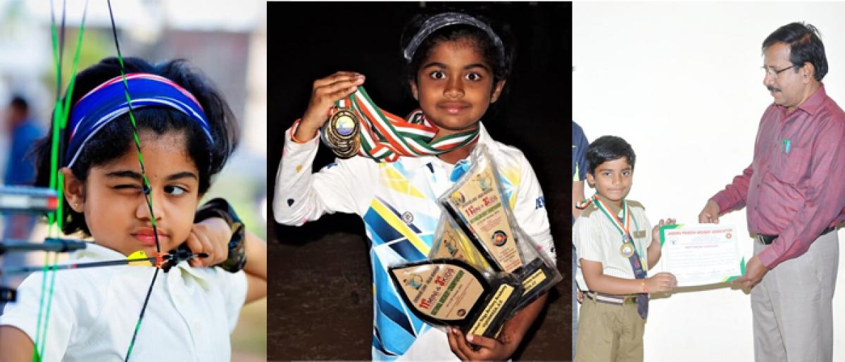 Bhimavaram kids excel in archery