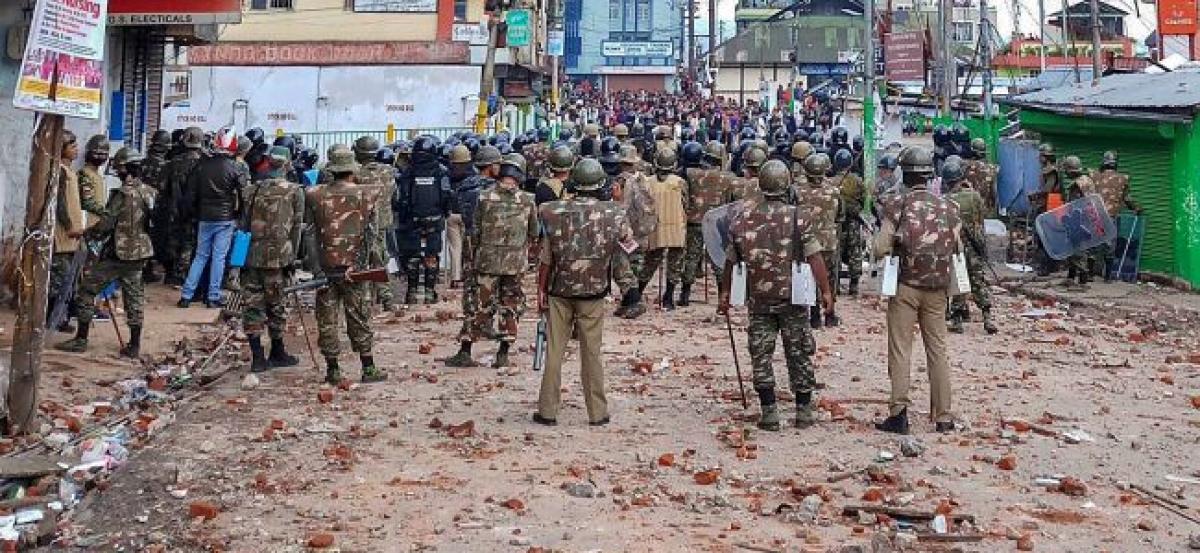 1,000 central paramilitary personnel sent to Shillong