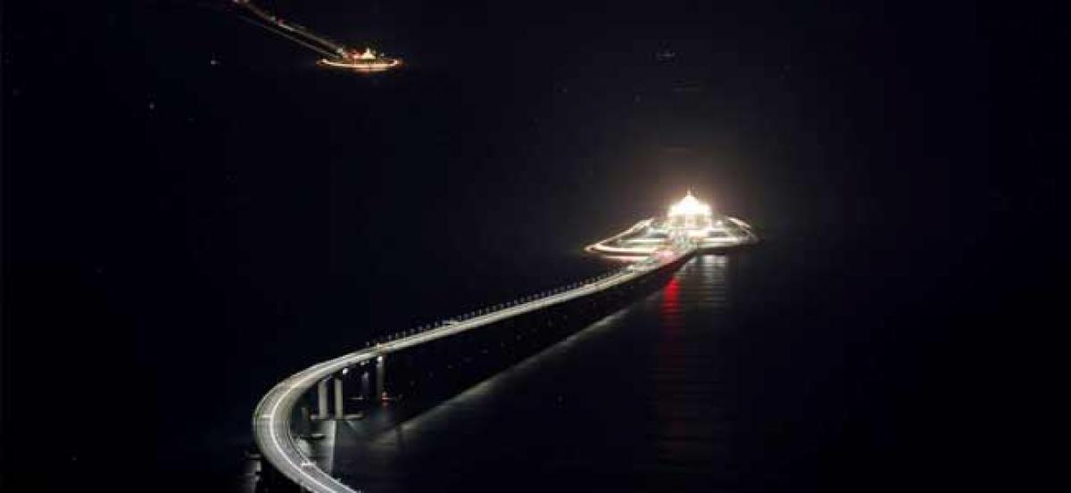 $20 billion and 9 years later, worlds longest sea-crossing bridge finally opens