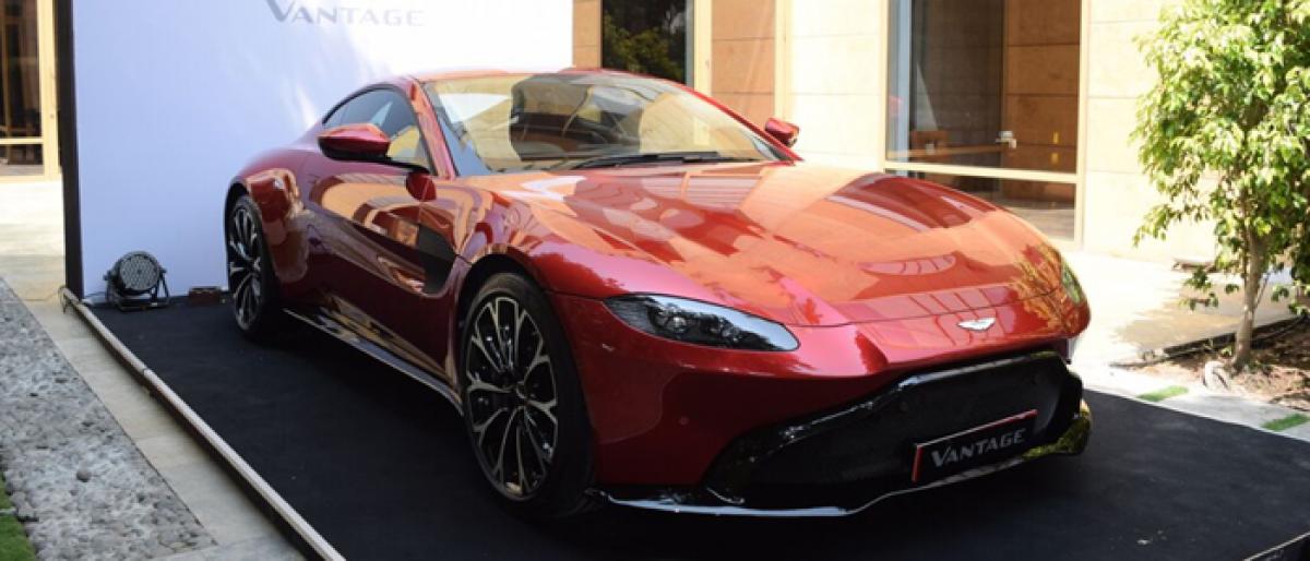 Rs 2.95-cr Aston Martin Vantage in Hyderabad