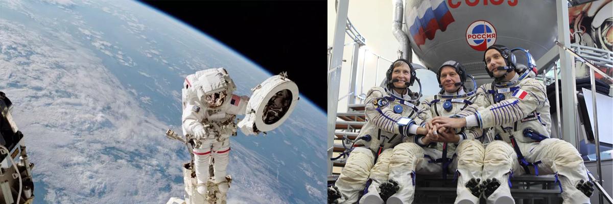 3 astronauts set to launch to space station on Monday