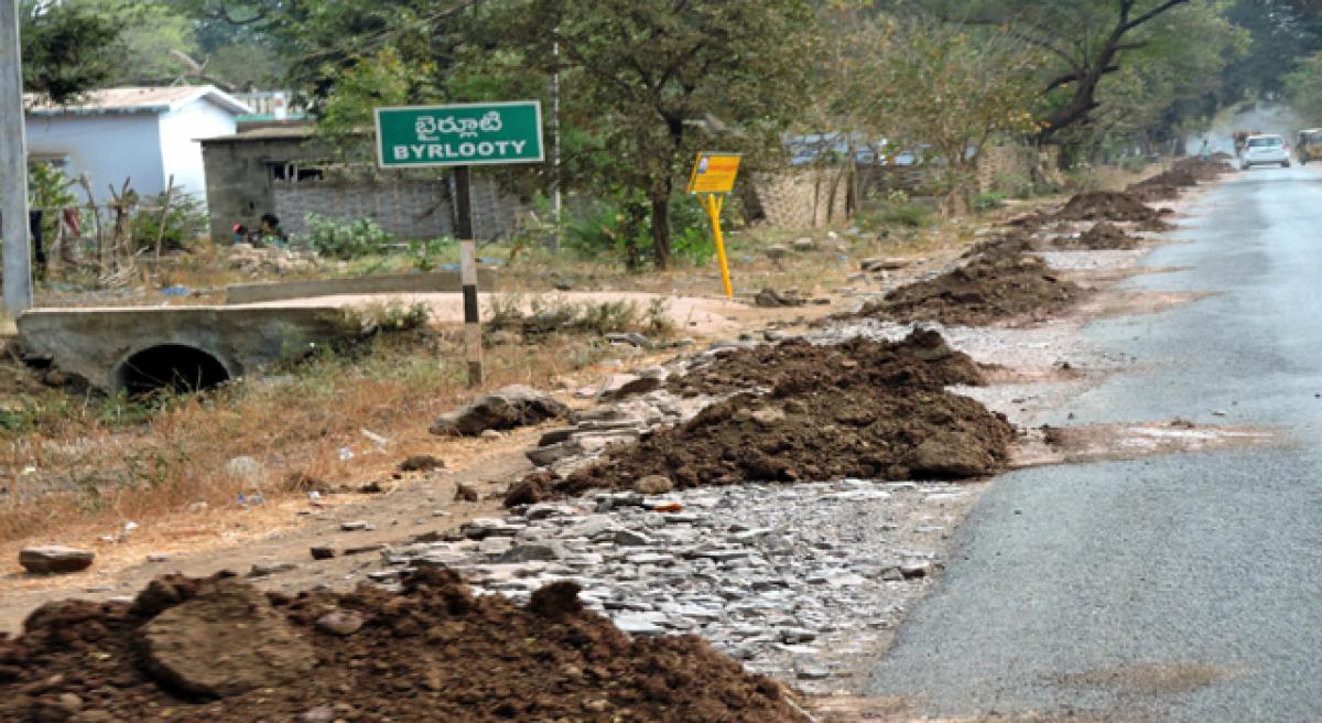 Shabby repairs render ghat road unsafe