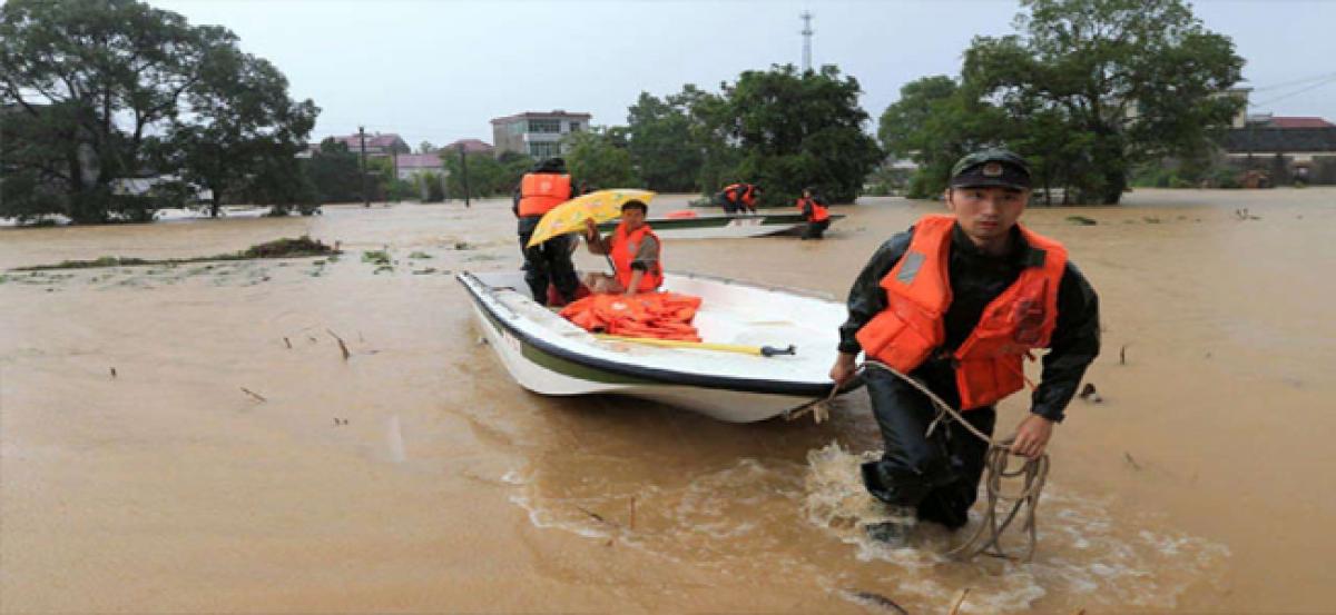 China floods to hit US economy: Climate effects through trade chains