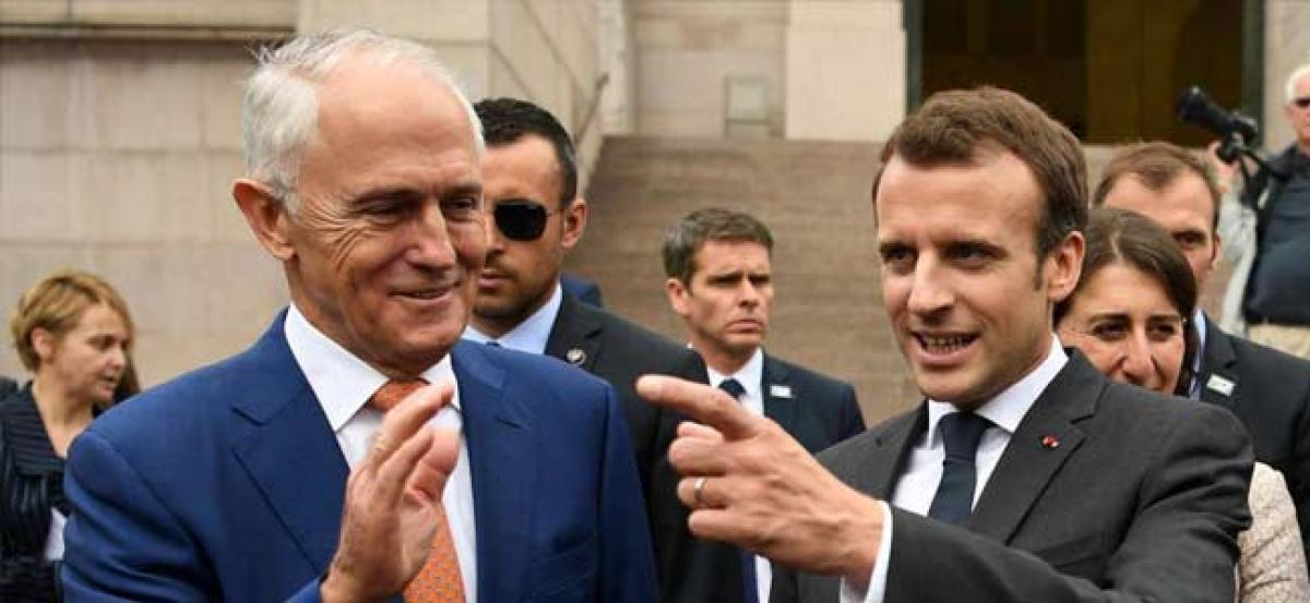 Lost in Translation: Frances Emmanuel Macron thanks Australian PM Turnbull for his delicious wife